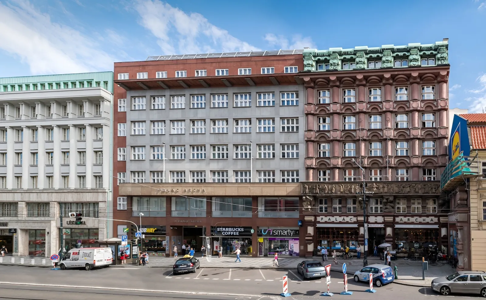 Lease of Retail Space – Archa Palace, Na Poříčí, Prague 1