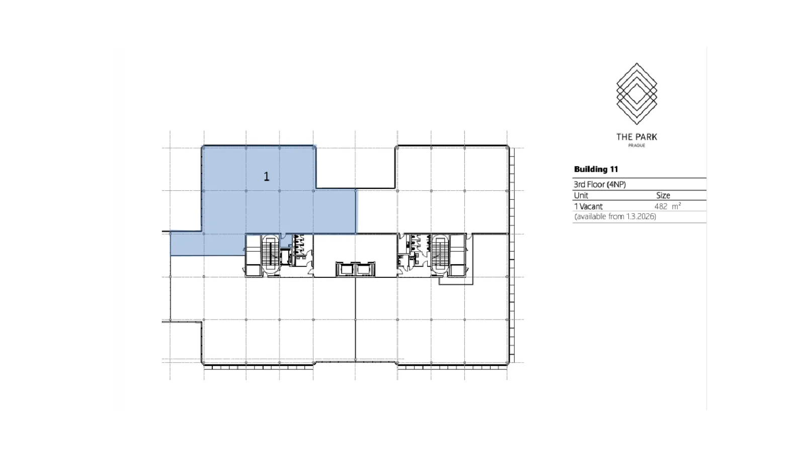 The Park — Office Leasing in a Modern Business Campus, Prague 4 Chodov