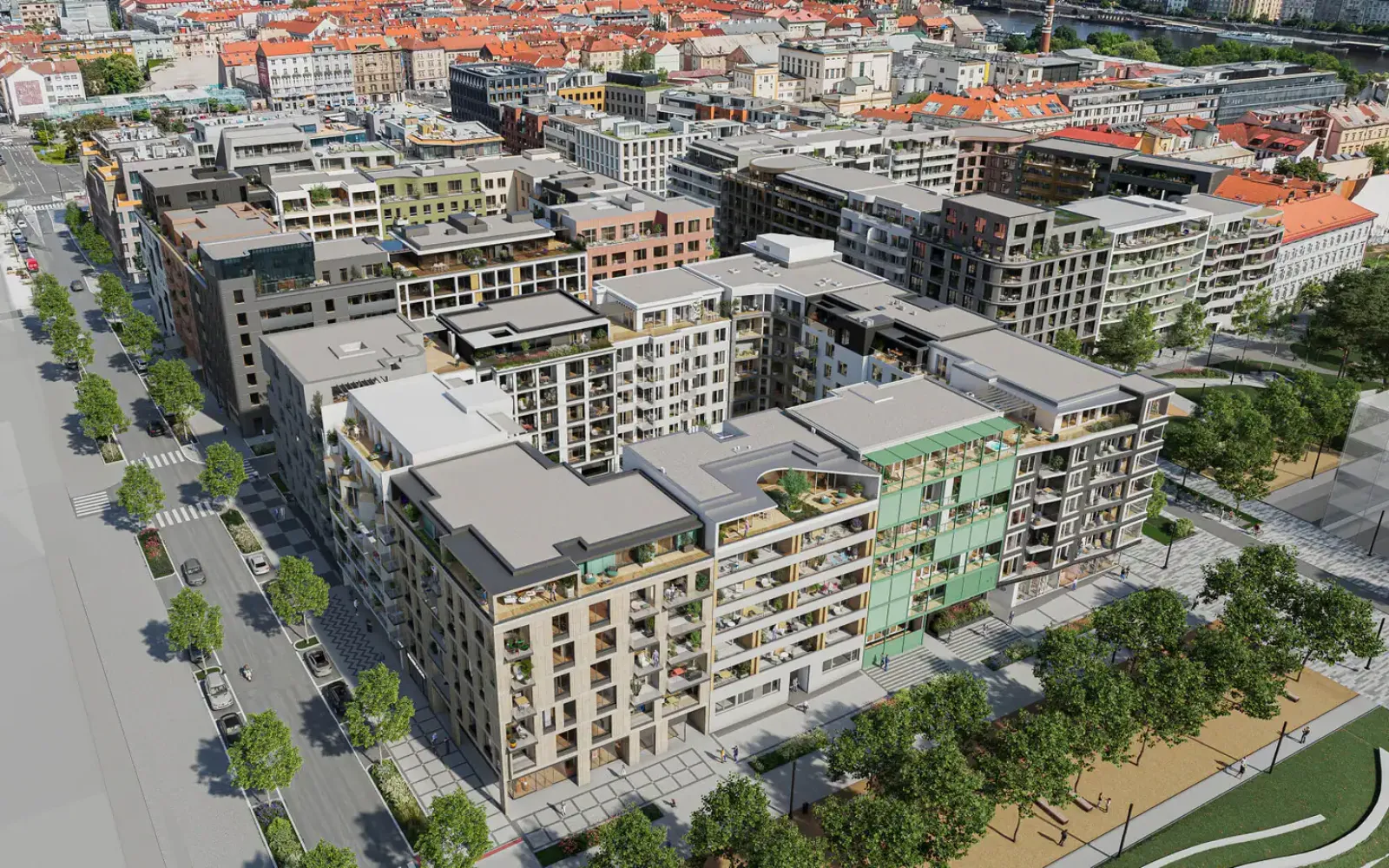 Pronájem gastro prostor ve 3. fázi Smíchov City Praha 5 Dejsiprostor