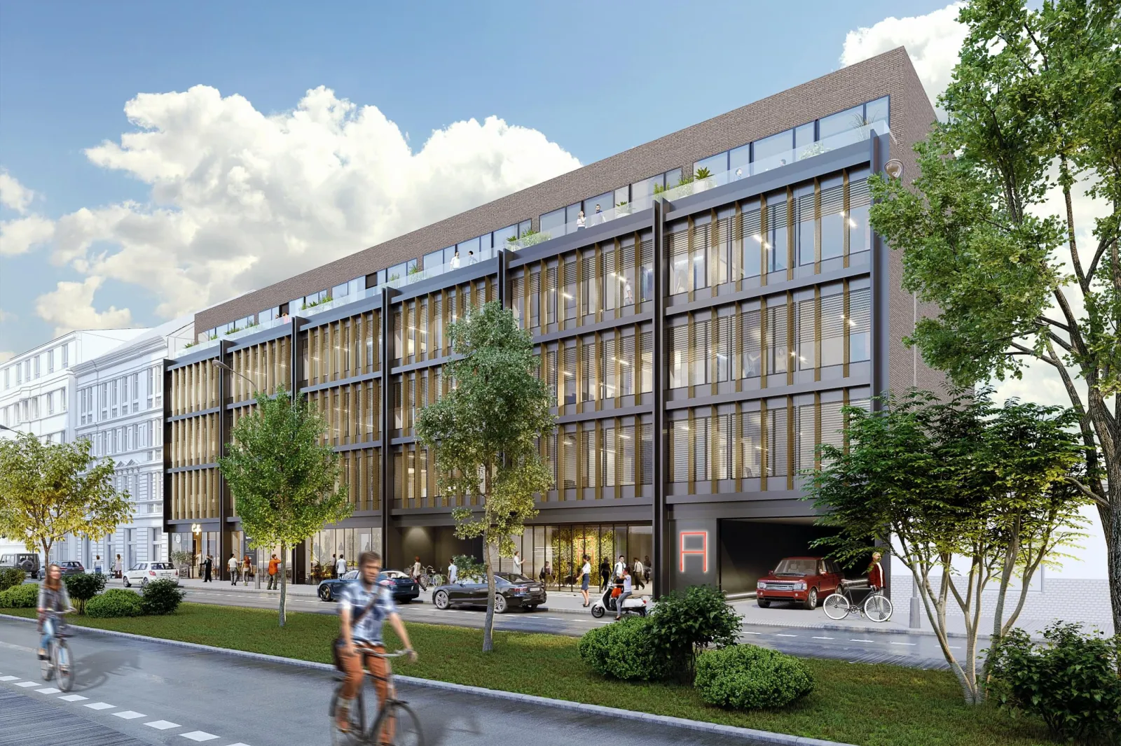 Astrid Offices pronájem moderních kanceláří Praha 7 Holešovice