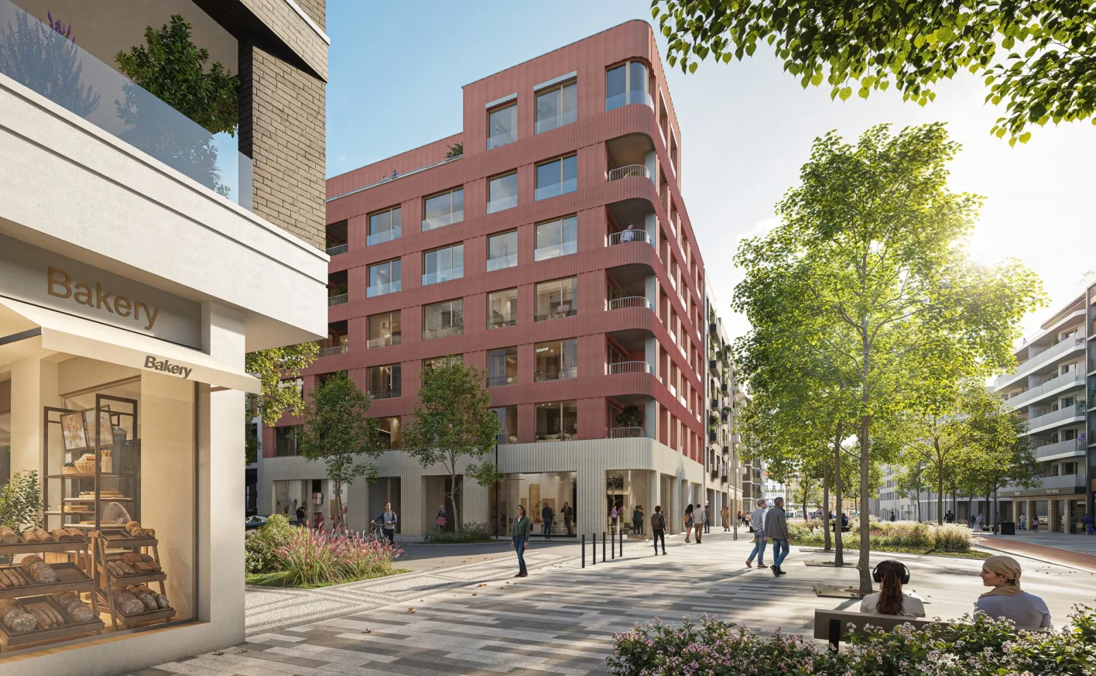 Pronájem gastro prostor 37 - 410 m2 v rámci 3. fáze výstavby Smíchov City, Q1 2029