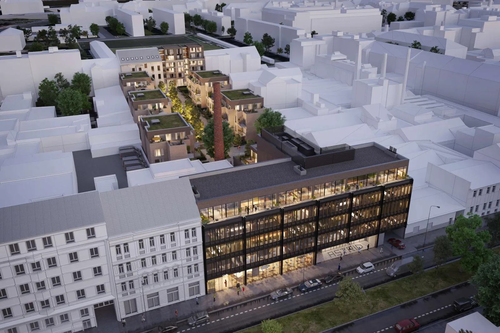 Astrid Offices pronájem moderních kanceláří Praha 7 Holešovice