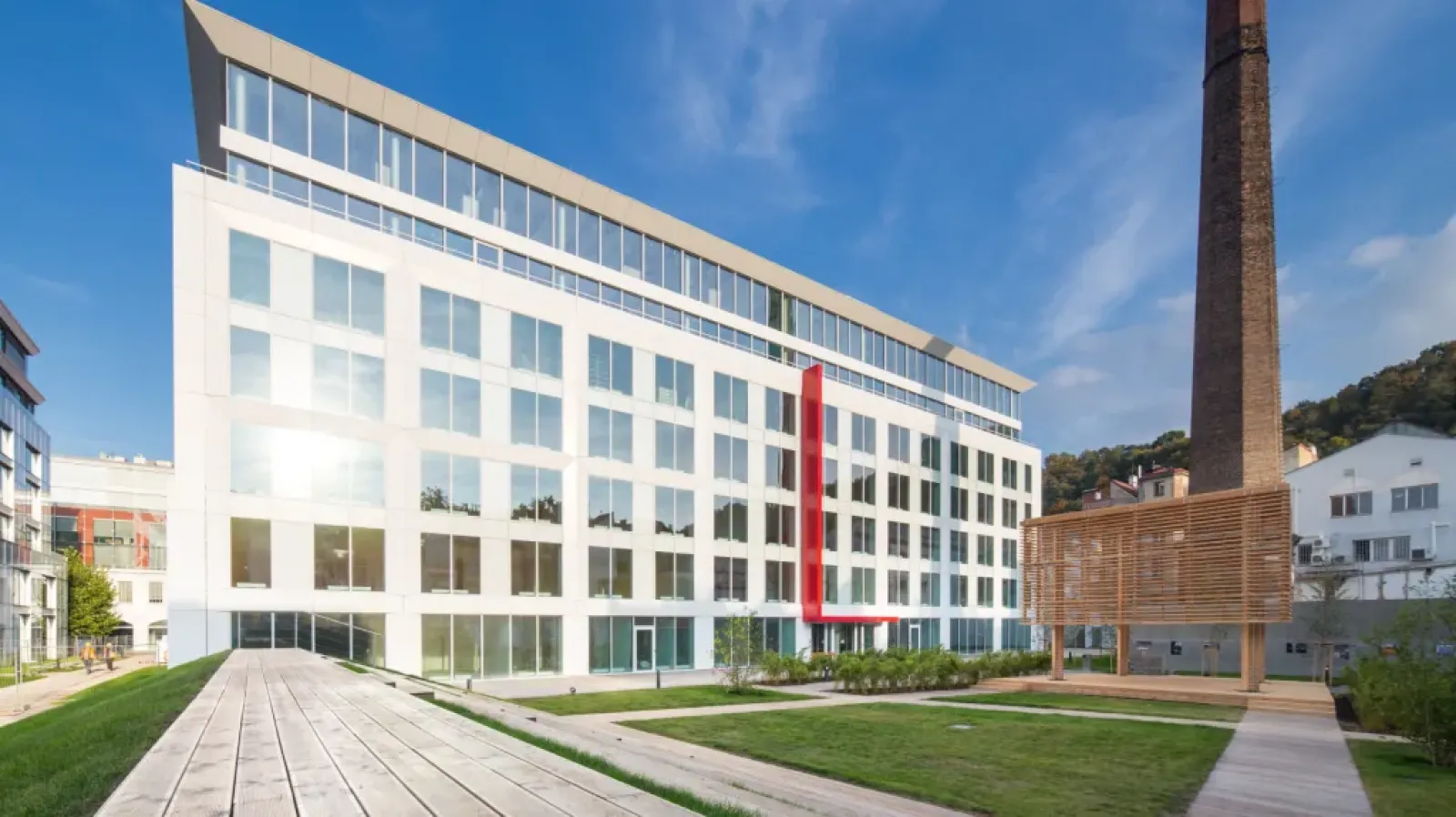 Corso Court: Modern Office Space for Lease in the Heart of Karlín