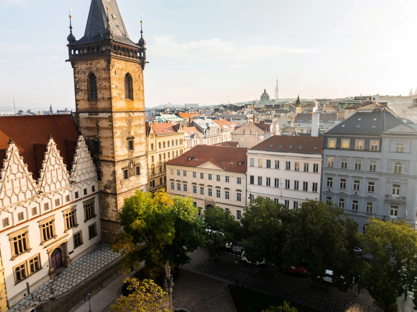 Prestigious historic spaces with an atrium for events in the center of Prague