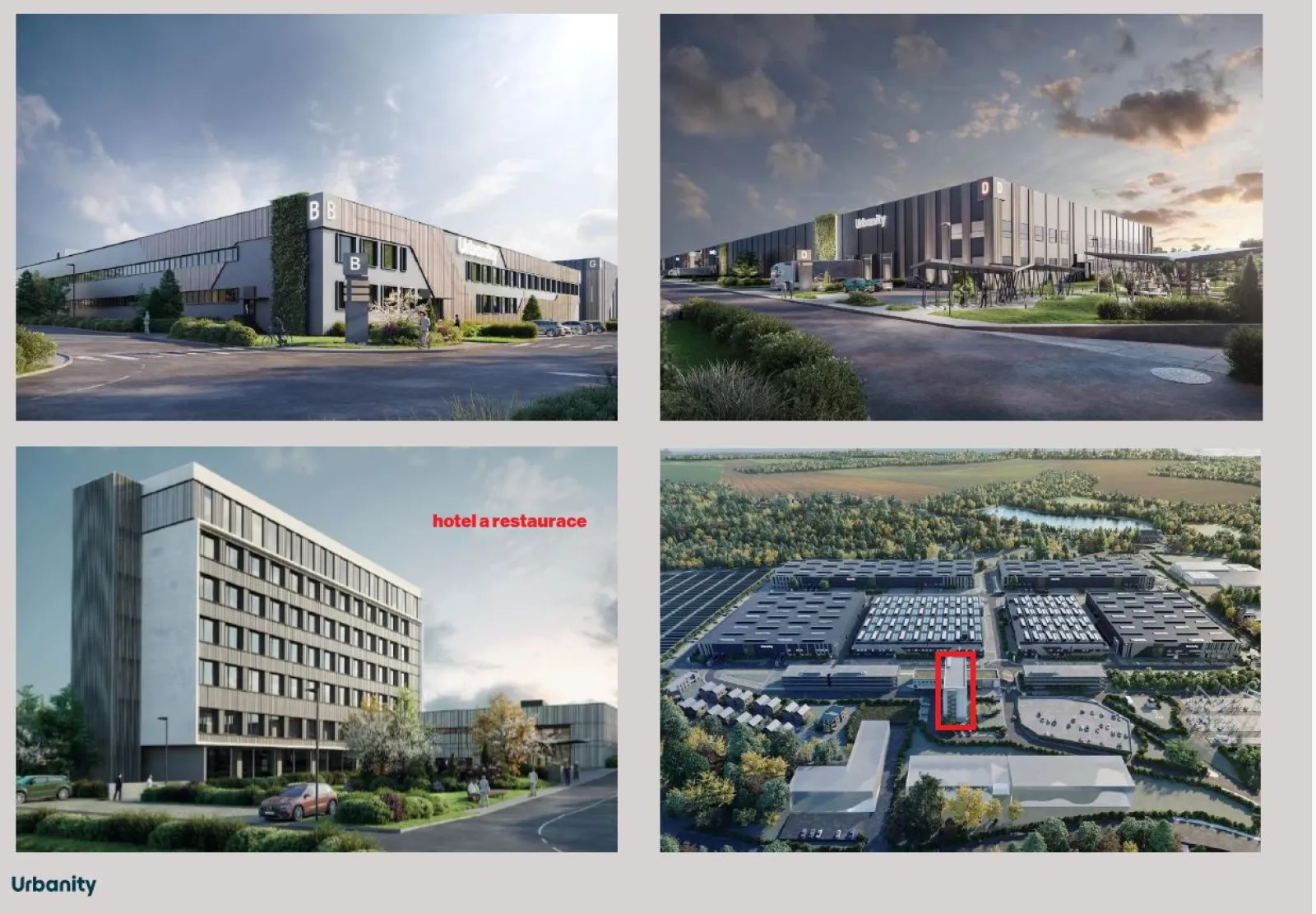 Urbanity Campus Tachov – Restaurant, Fitness Center and Kindergarten / Daycare Facility for Lease