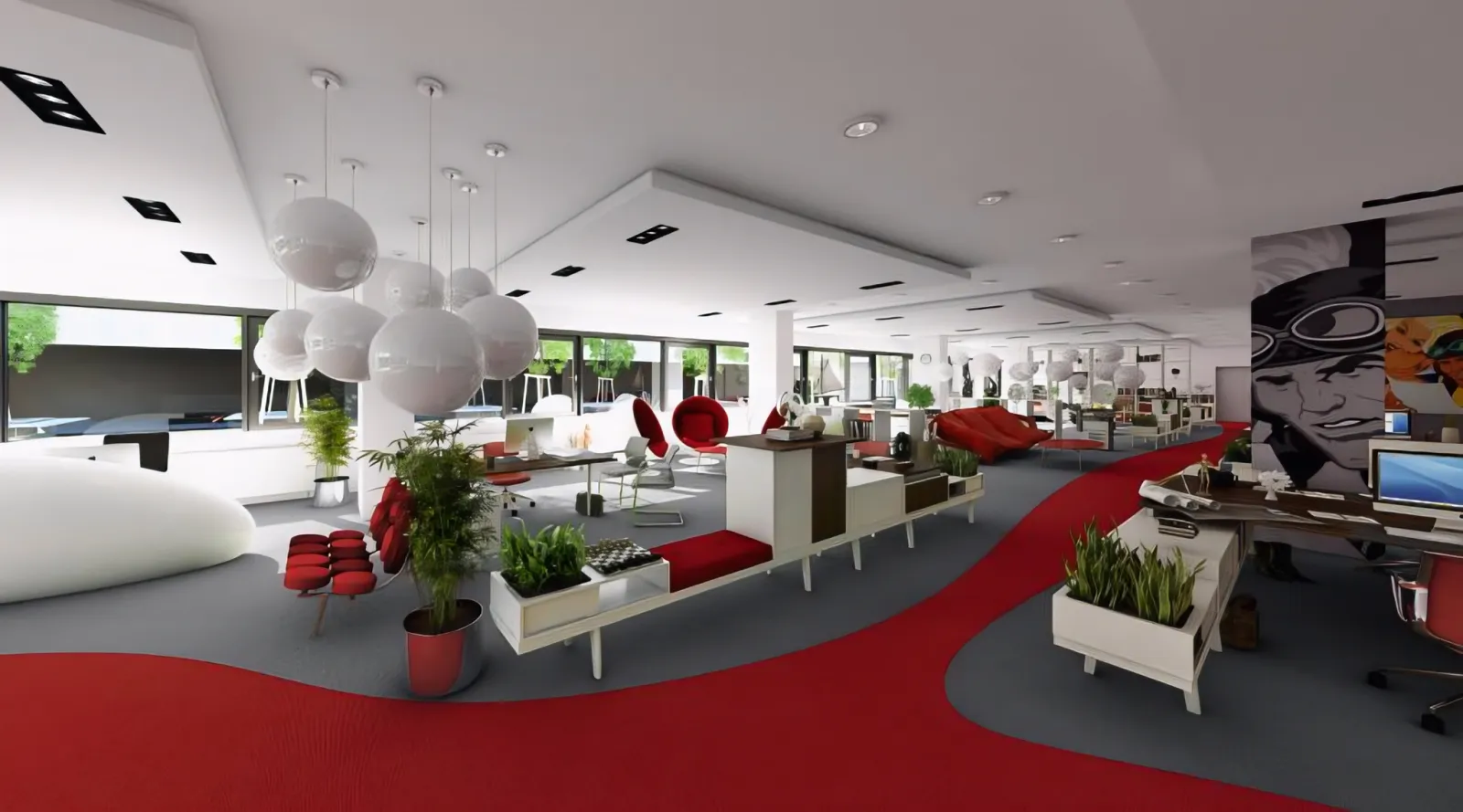 Pronájem kanceláří Rosmarin Business Center Praha 7 Dejsiprostor