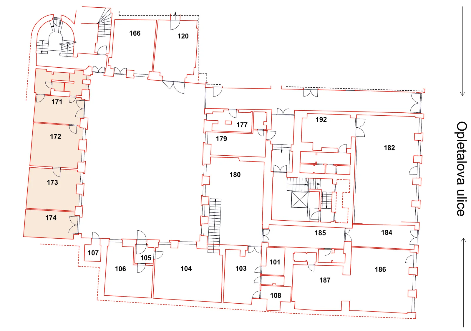 Offices for Lease near Wenceslas Square, Prague 1 – Opletalova Dejsiprostor