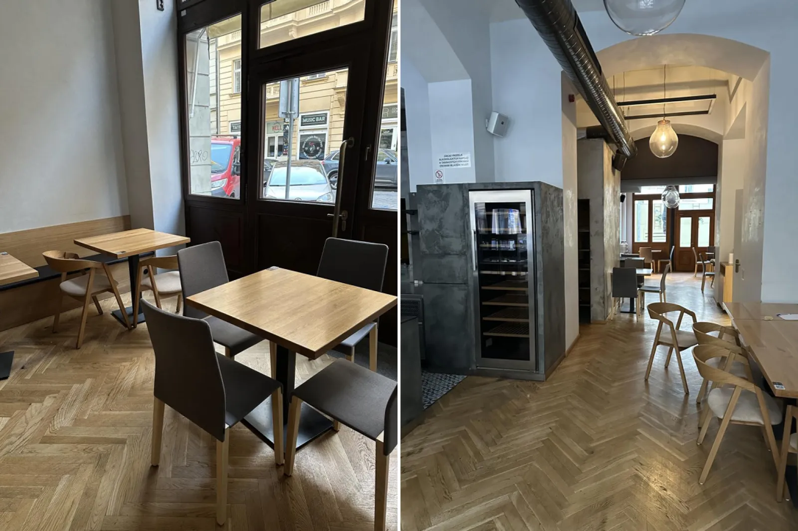 Pronájem vybaveného prostoru pro bistro/kavárnu Dlouhá 13 Praha 1