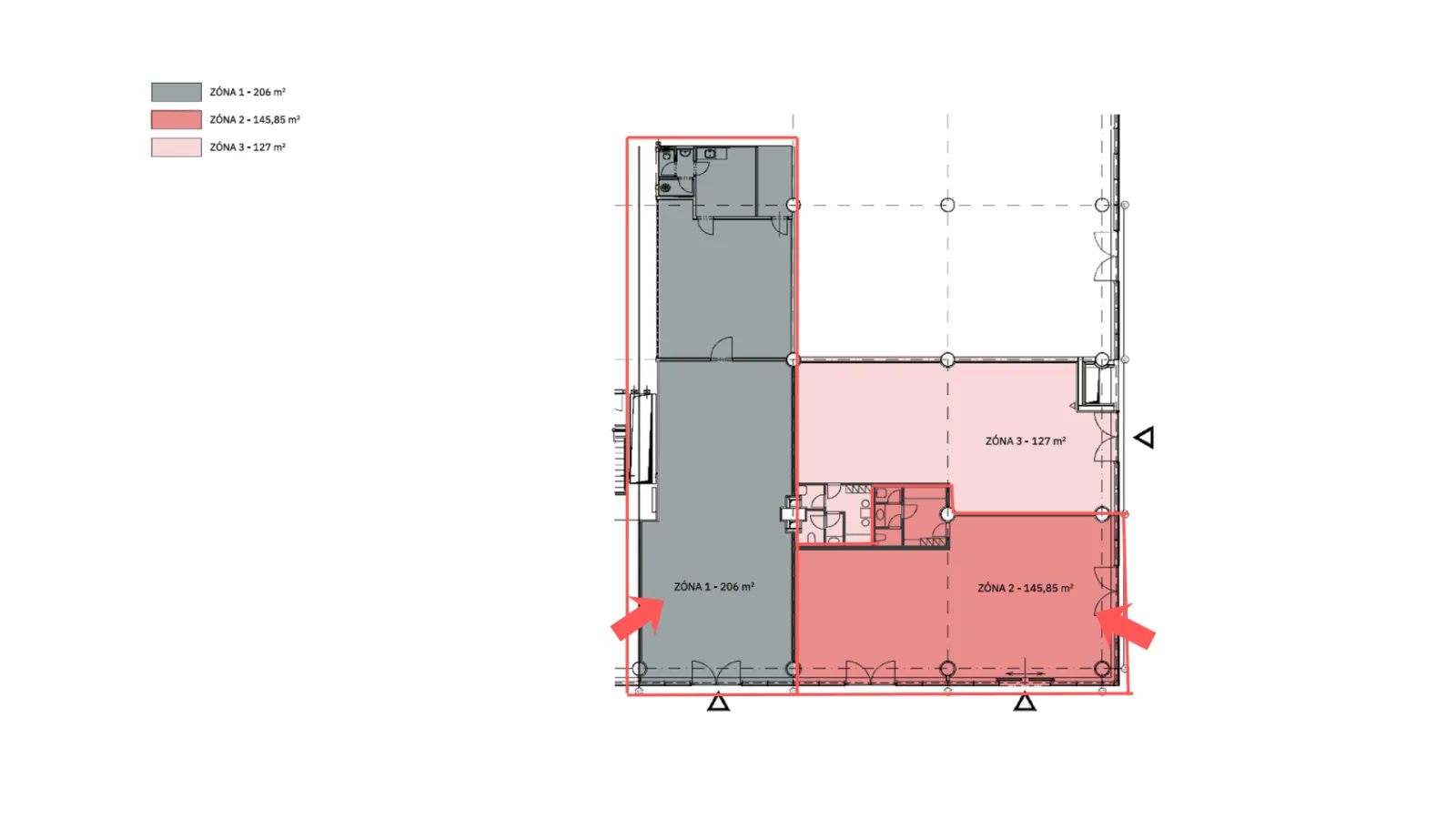 Retail Space for Lease at Patria West Offices, Prague 5 Stodůlky | Dejsiprostor