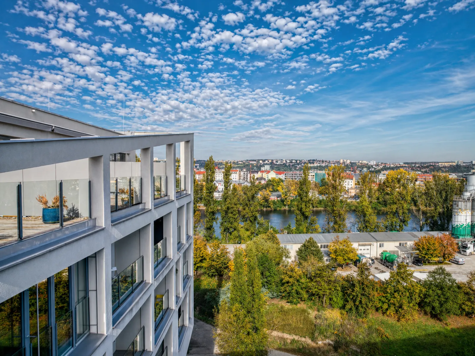 Penthouse Karlín: A Luxury Event Venue with a Terrace in Prague 8