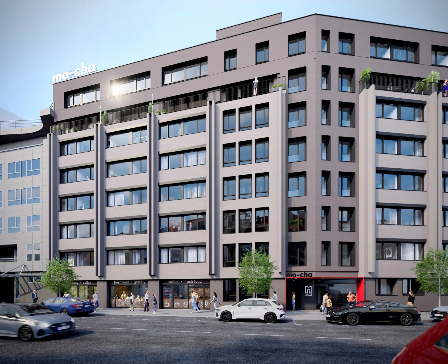 Pronájem obchodního prostoru pro bistro/kavárnu/delikatesy Praha 4 Pankrác Dejsiprostor