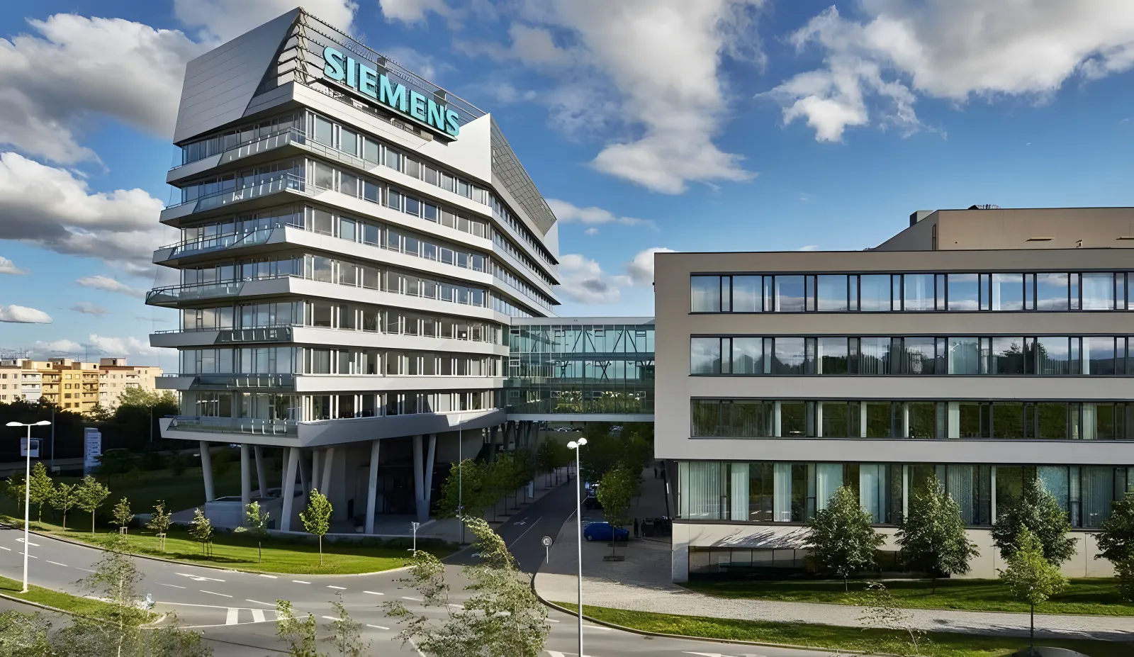 City West, offices, Stodůlky metro station