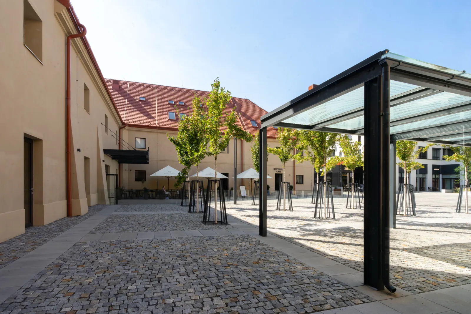 Prostor pro restauraci se zahrádkou, Nuselský pivovar